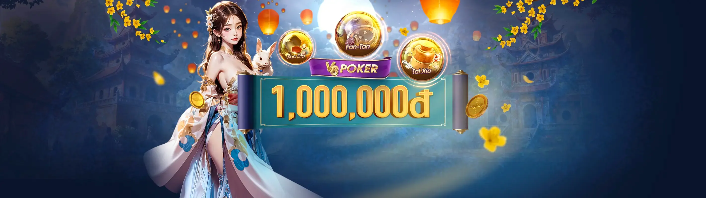 Bàn chơi Baccarat trực tuyến Min88 với dealer xinh đẹp và chip cược